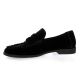 Coco abricot Mocassins cuir veloursnoir