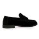 Coco abricot Mocassins cuir veloursnoir