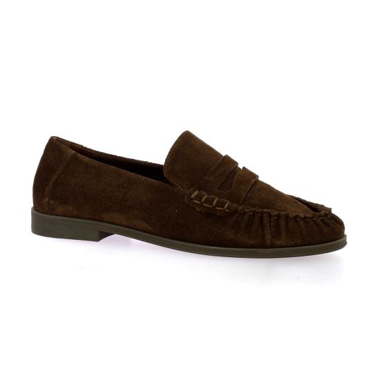 Coco abricot Mocassins cuir veloursmarron