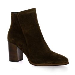 Debutto donna Boots cuir veloursmarron