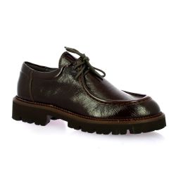 Pao Derby cuir verniscognac
