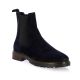 Pao Boots cuir veloursmarine