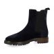 Pao Boots cuir veloursmarine