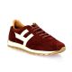 Belang Baskets cuir veloursbordeaux