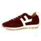 Belang Baskets cuir veloursbordeaux