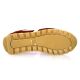 Belang Baskets cuir veloursbordeaux