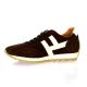 Belang Baskets cuir veloursmarron