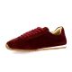 K.mary Baskets cuir veloursbordeaux