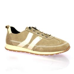 K.mary Baskets cuir veloursbeige