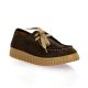 K.mary Derby cuir veloursmarron
