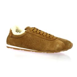 K.mary Baskets cuir velourstabac