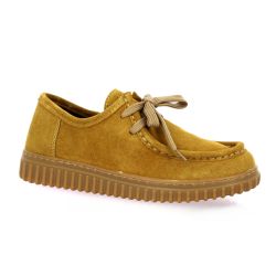 K.mary Derby cuir velourscognac