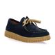 K.mary Derby cuir veloursmarine