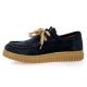 K.mary Derby cuir veloursmarine
