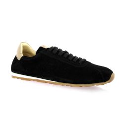 K.mary Baskets cuir veloursnoir