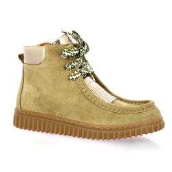 K.mary Boots cuir veloursvison