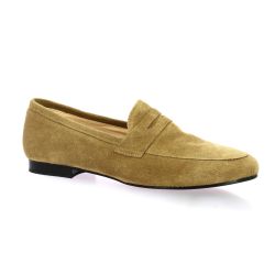 Patricia miller Mocassins cuir velourscamel
