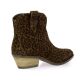 Reqins Boots cuir veloursleopard