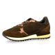 Reqins Baskets cuir veloursmarron