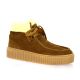Impact Boots cuir velourscognac