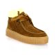 Impact Boots cuir velourscognac