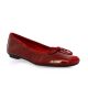 Reqins Ballerines cuir verniscerise