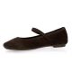 Reqins Babies cuir veloursmarron