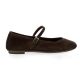 Reqins Babies cuir veloursmarron
