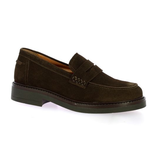 Impact Mocassins cuir veloursmarron