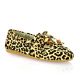 Poelman Mocassins cuir poulainleopard