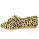 Poelman Mocassins cuir poulainleopard