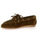 Poelman Mocassins cuir veloursmarron