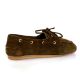 Poelman Mocassins cuir veloursmarron