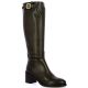 Gianni crasto Bottes cuirmarron