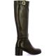 Gianni crasto Bottes cuirmarron