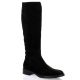 Gianni crasto Bottes cuir veloursnoir