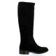 Gianni crasto Bottes cuir veloursnoir
