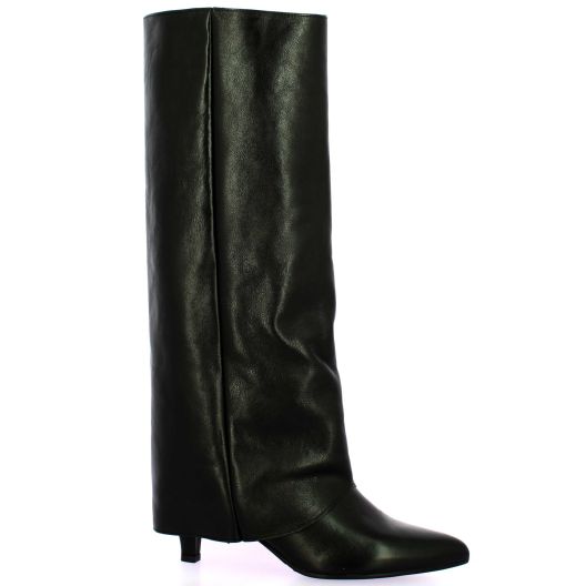 Gianni crasto Bottes cuirnoir