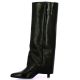 Gianni crasto Bottes cuirnoir