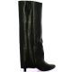 Gianni crasto Bottes cuirnoir