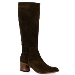 Gianni crasto Bottes cuir veloursmarron