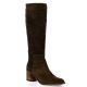 Gianni crasto Bottes cuir veloursmarron