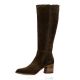 Gianni crasto Bottes cuir veloursmarron
