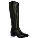 Gianni crasto Bottes cuirnoir