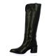 Gianni crasto Bottes cuirnoir