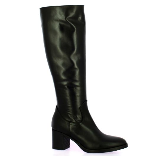 Gianni crasto Bottes cuirnoir