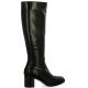 Gianni crasto Bottes cuirnoir