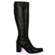 Spaziozero Bottes cuirnoir