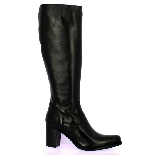 Spaziozero Bottes cuirnoir
