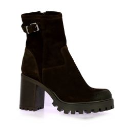 Spaziozero Boots cuir veloursmarron